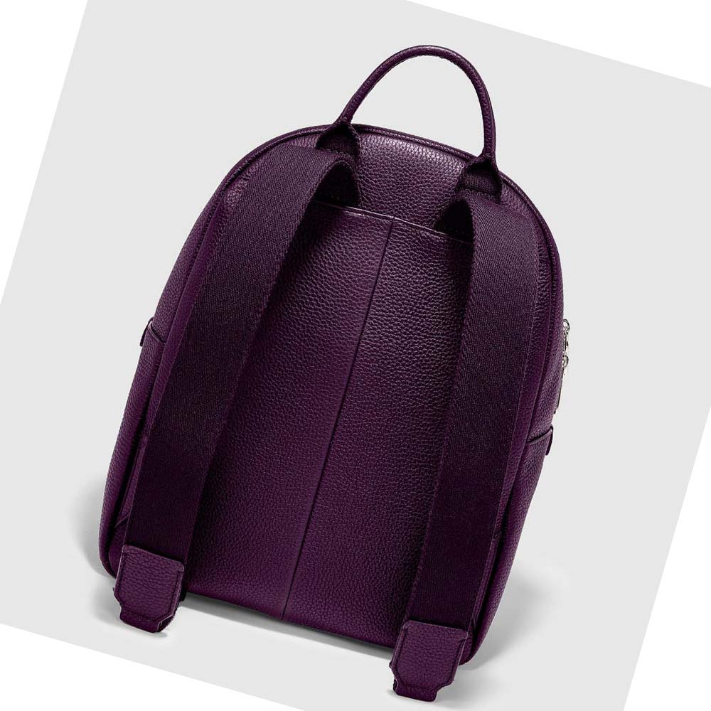 Men's Ecco Textureblock Small Bags Purple | SG 706OKI